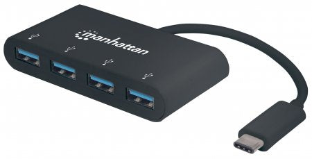 Hub USB-C 3.2 Gen 1 USB-C macho a cuatro USB-A hembra - USB SuperSpeed a 5 Gbps - 162746