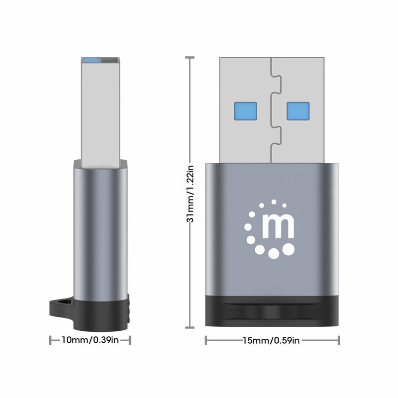 Adaptador de USB-A a USB-C V3.2 - Conecta fácilmente un dispositivo USB-C a un puerto USB-A. 356305