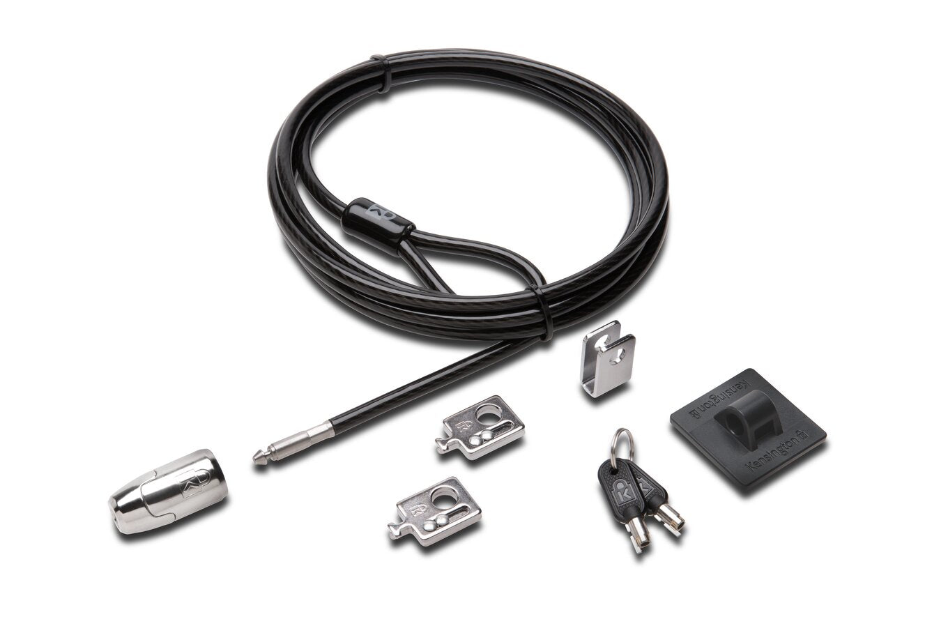 Cable de Bloqueo Kensington para Computadora de Escritorio - 2.44m Cable - Negro - Acero al carbono K64424WW