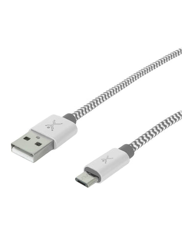Cable USB A a Micro USB Perfect Choice PC-101680 Plata - Carga Rápida y Segura - Altamente Duradero