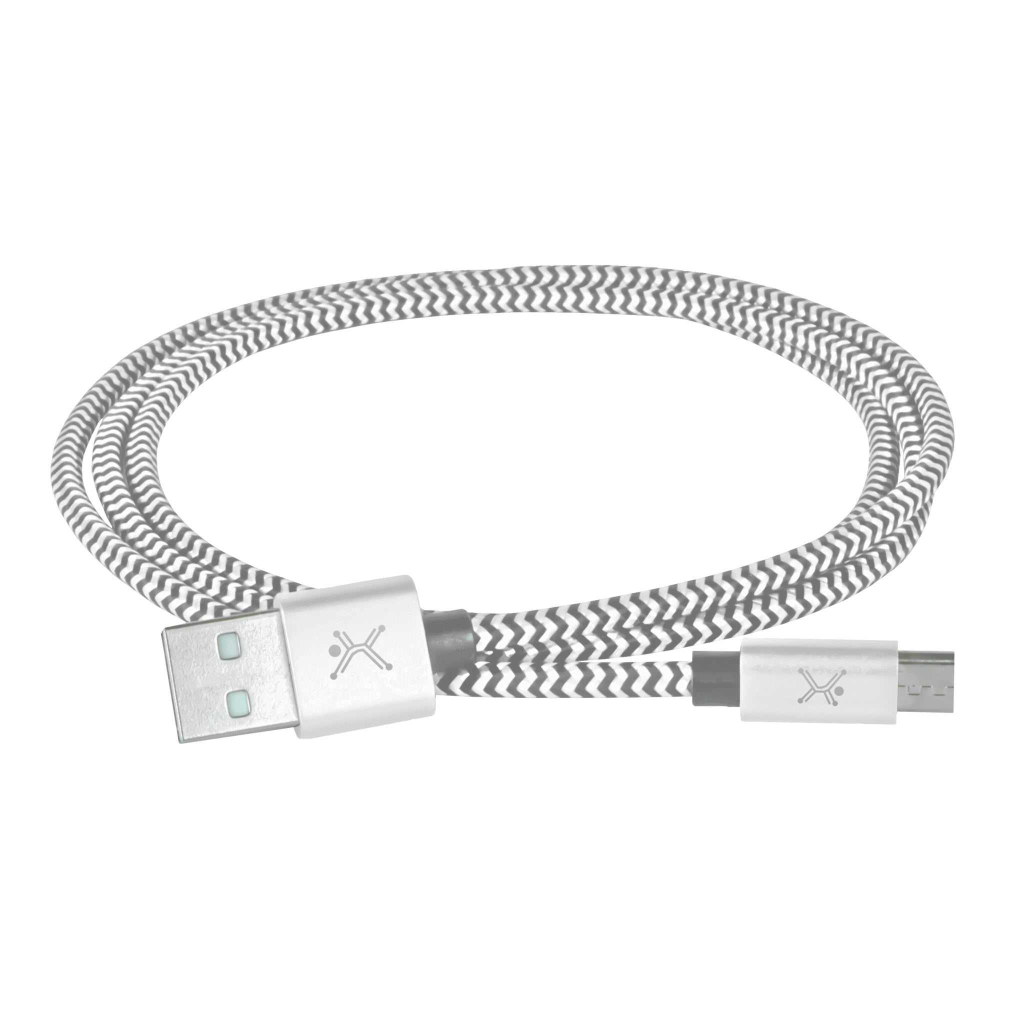 Cable USB A a Micro USB Perfect Choice PC-101680 Plata - Carga Rápida y Segura - Altamente Duradero