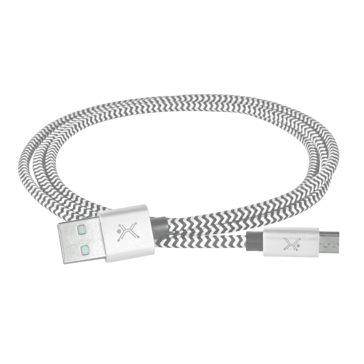 Cable USB A a Micro USB Perfect Choice PC-101680 Plata - Carga Rápida y Segura - Altamente Duradero