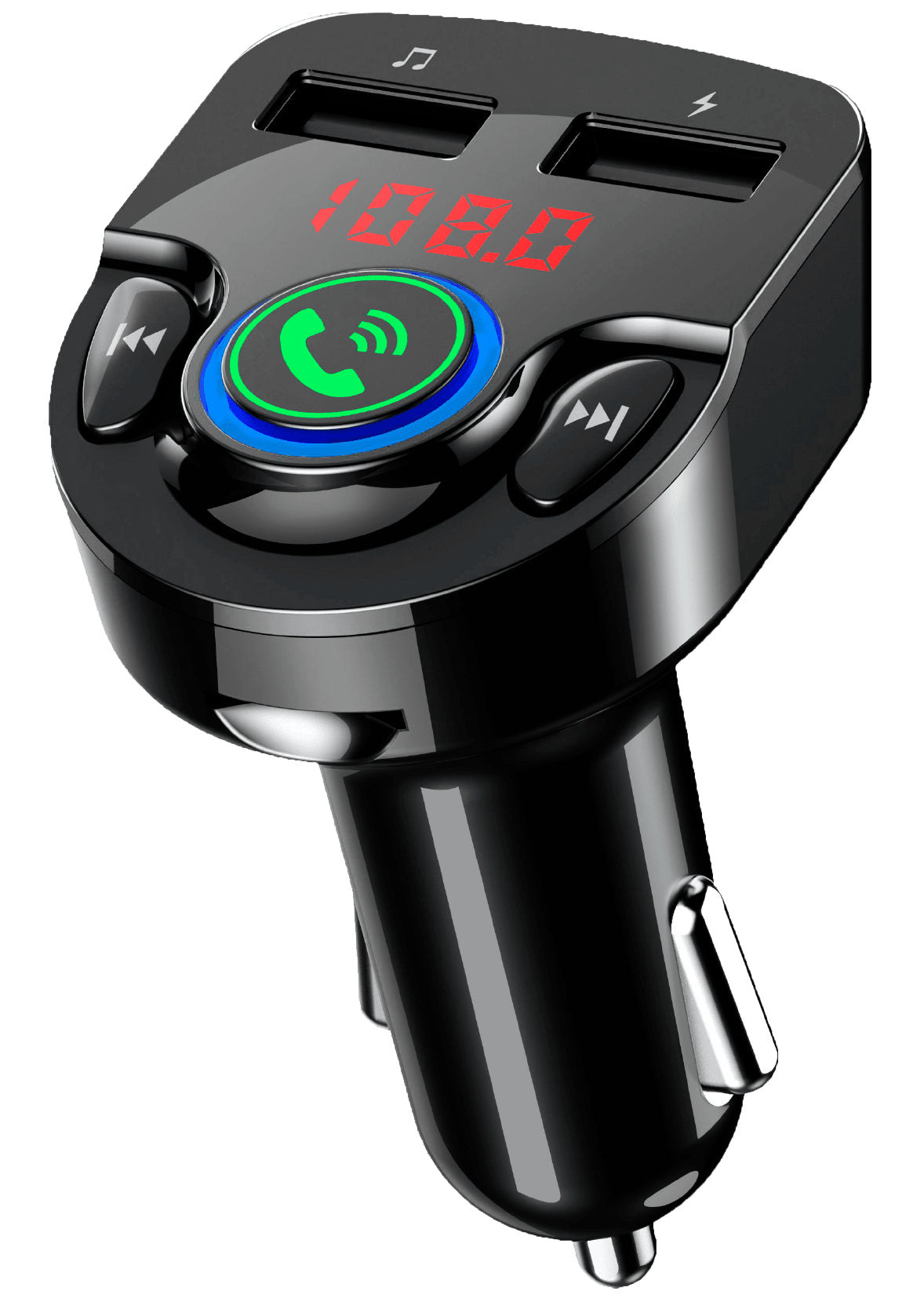 Transmisor de Audio Bluetooth para Auto Perfect Choice - Manos Libres y Carga Rápida - Conectividad Premium