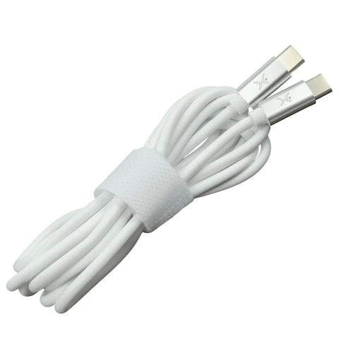 Cable USB C a C Macho Perfect Choice PC-101710 Blanco 2m - Sincronización de Alta Velocidad - Rendimiento Superior