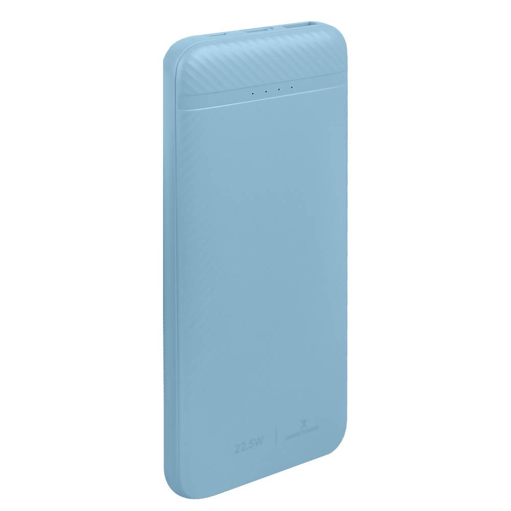 Power Bank de Carga Rápida 22.5W Perfect Choice Bolt Azul - Incluye Cable Tipo C - Carga Ultra Veloz