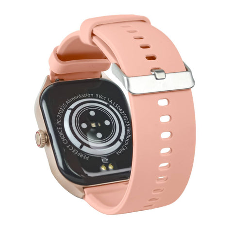 Smartwatch Mercury Rosa Perfect Choice PC-270225 - Bluetooth con Función para Contestar Llamadas - Elegancia Inteligente
