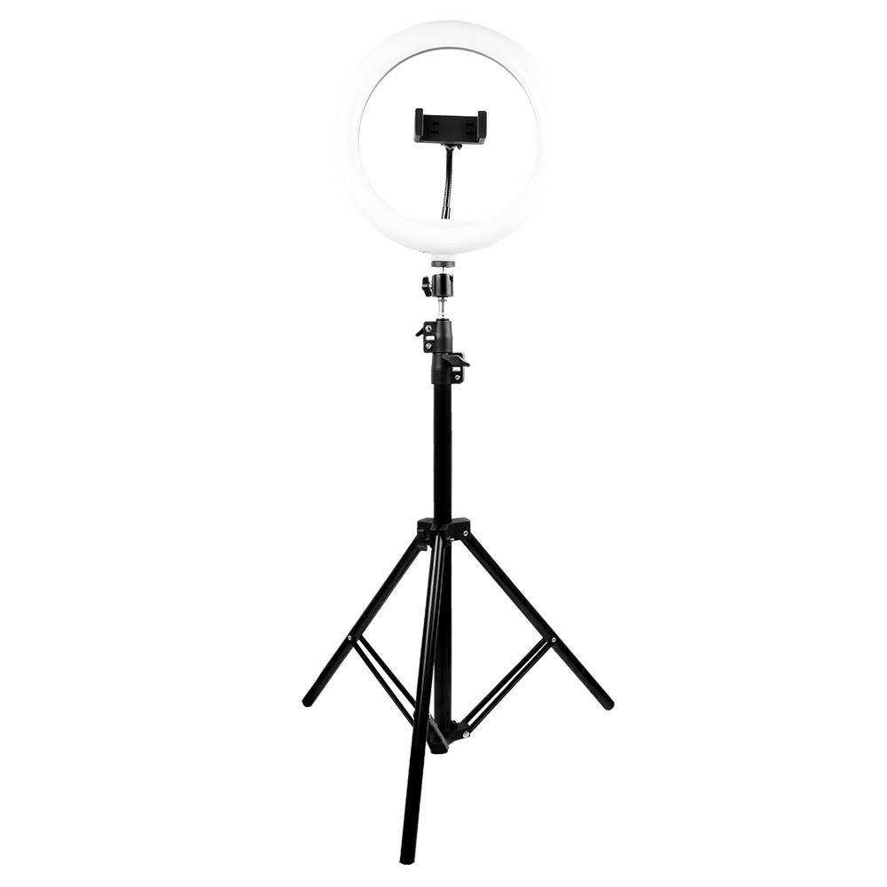 Aro de Luz LED 10 Pulgadas Perfect Choice Lumeria PC-120407 - Base Expandible y Tripié para Streaming - Iluminación Profesional