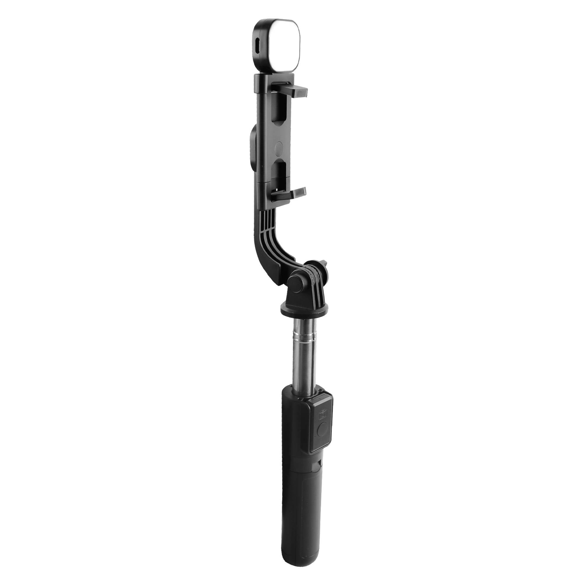 Bastón Tripié Selfie Stick Plegable Perfect Choice Selfix PC-120414 - Con Luz LED Integrada - Fotos Perfectas