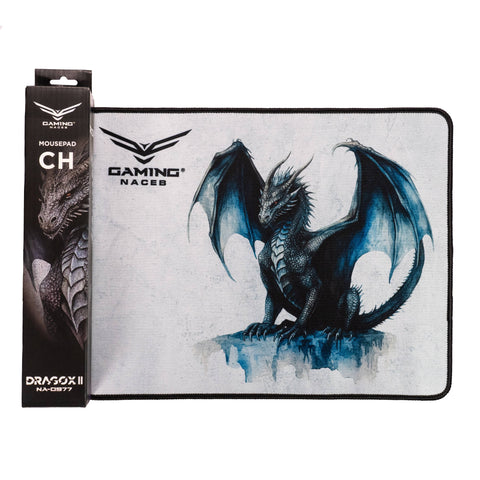 Mousepad Gamer Naceb Dragox II NA-0977 (32.6x25cm) | Base Antideslizante | Control Total para tu Mouse