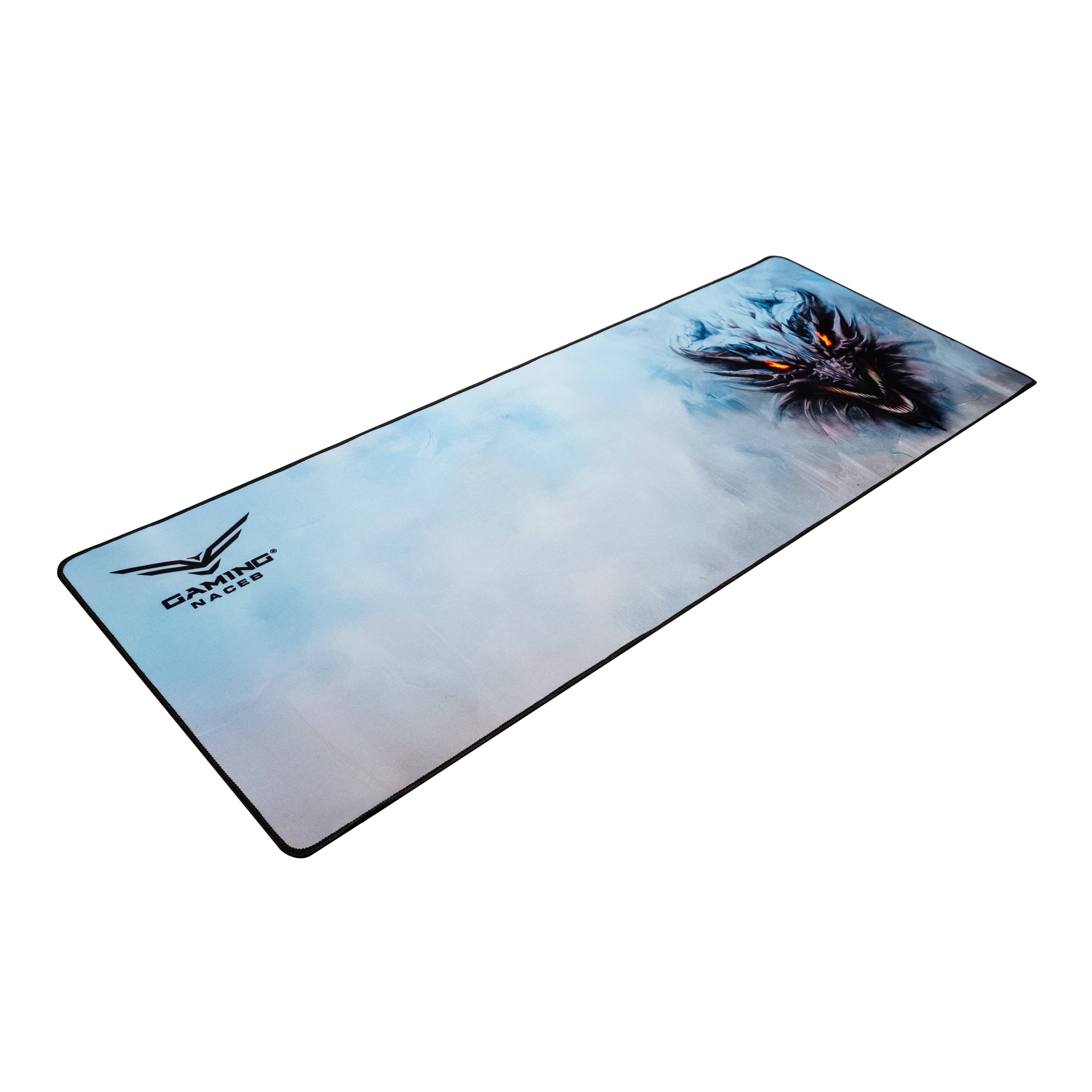 Mousepad Gamer Naceb Fafnir NA-0979 (81x31cm) | Tamaño Extra Grande XXL | Cobertura Total para Teclado y Mouse