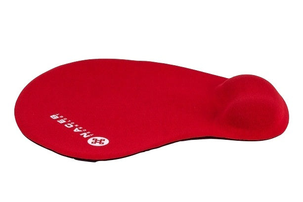 Mouse Pad Naceb Technology, Rojo, Gel