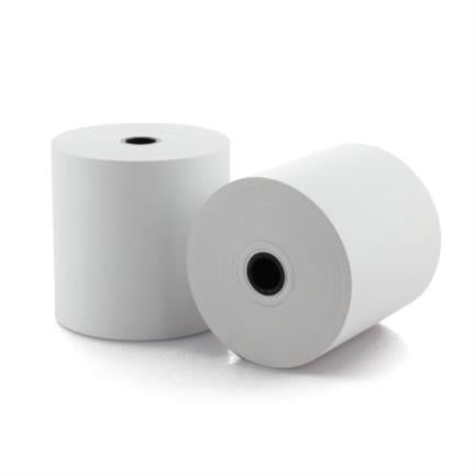 Rollo De Papel Nextep Térmico Ne-529 80X70 Mm C/5 Piezas Gramaje 55 Y Largo 55M +5% Impresión Color Negro