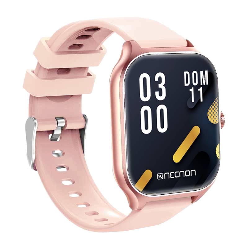 SMARTWATCH NSW-101 2.01  IP67 BT 5.0 APP FITPRO BAT 180 mAH MIDE CALORIAS FC CON VIBRACIÓN MULTIMEDIA FUNCIÓN BUSCAR Y FOTOS A DISTANCIA ROSA