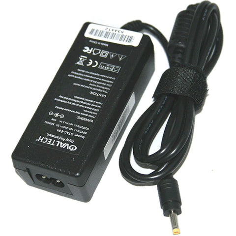 Cargador para Laptop Ovaltech OTAC-E64 40W 19V con Punta Ultra Fina (4.0x1.7) Diseño Compacto y Ligero Portátil