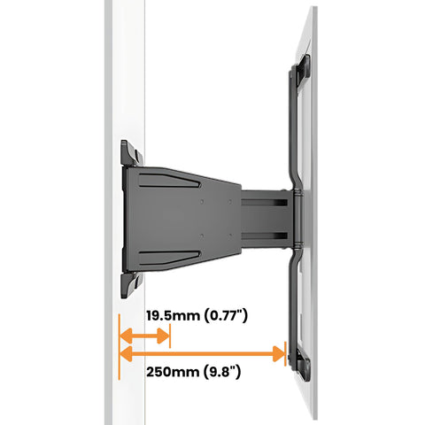 Soporte Móvil Ovaltech OVTV-M3775 para TV de 37 a 75 Pulgadas Soporta 50kg con Inclinación Ajustable Gran Resistencia