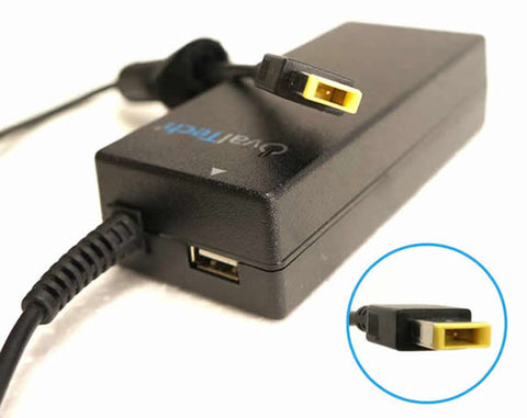 Cargador para Laptop Ovaltech OTAC-E77-65W 20V con Punta Cuadrada Lenovo Protección Contra Sobrecargas Alta Calidad