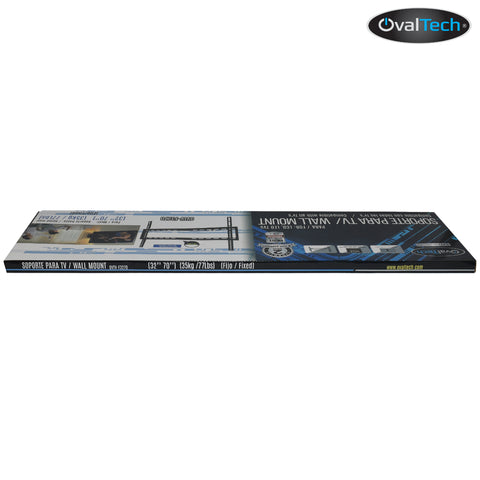 Soporte de Pared Fijo OVALTECH OVTV-F3270 para TV de 32 pulgadas a 70 pulgadas (Resistencia 35kgs)
