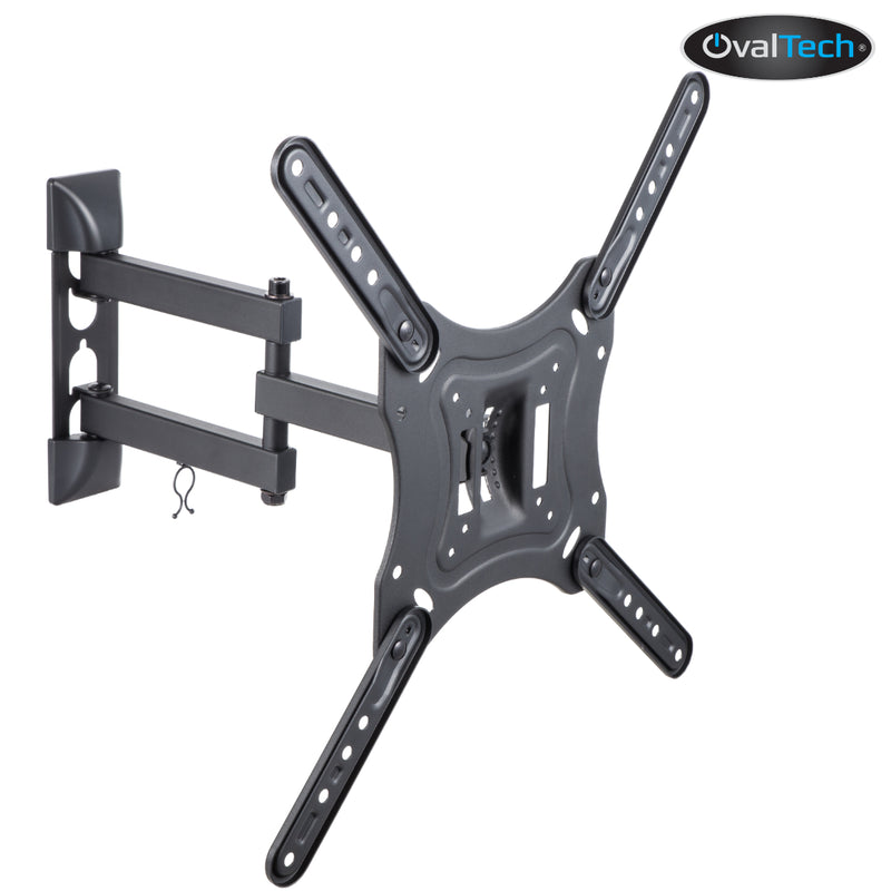 Soporte de Pared Movil OVALTECH OVTV-M2355 para TV de 23 pulgadas a 55 pulgadas (Resistencia 30kgs)