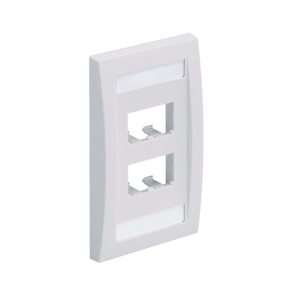 Placa Ejecutiva Panduit Cfpe4Why, Color Blanco