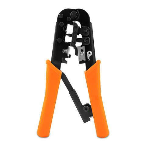 Pinza Ponchadora Qian 3 en 1 Corta, Pela y Prensa Conectores RJ11 y RJ45 para Redes Profesionales
