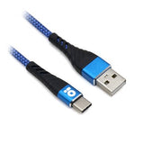 CARGADOR BROBOTIX USB C/CABLE TIPO C CARGA RÁPIDA 963332 - Blanco - Azul, Pared, 5 V, 1 Puerto USB V3.0