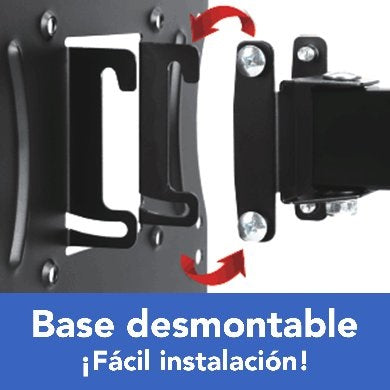 Soporte de Pared MOVIL para TV de 26 a 55 Pulgadas - De Acero, Resistencia 35kg, 651589 BROBOTIX