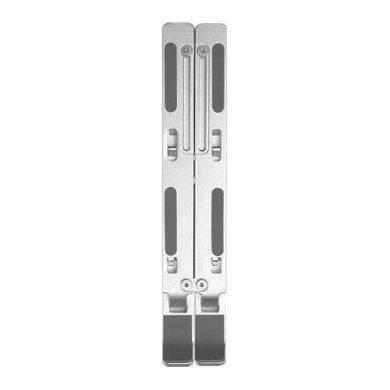 Soporte de Aluminio - Plegable, 7 Angulos Ajustables p/Laptop, Tablet, Celular, 1.8 a 17 Pulgadas, BROBOTIX 263564