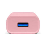 COMBO CARGA RÁPIDA: CARGADOR USB V3.0 + CABLE USB TIPO "C". EDICIÓN ESPECIAL "PINK" (6001332) - Brobotix