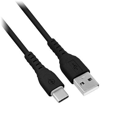 COMBO CARGA RÁPIDA: CARGADOR USB V3.0 + CABLE USB TIPO "C". NEGRO (6001561) - Brobotix