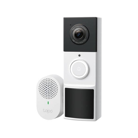 Cámara de Timbre con Video TP-LINK Tapo - Monitoreo Frontal de la Puerta en HD - Atiende desde tu Celular - Vigilancia Hogareña