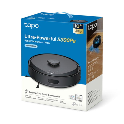 Robot Aspirador y Trapeador TP-LINK Tapo RV30 Max - Batería 2600 mAh con Alta Succión - Limpieza Completa 2 en 1 - Hogar Impecable