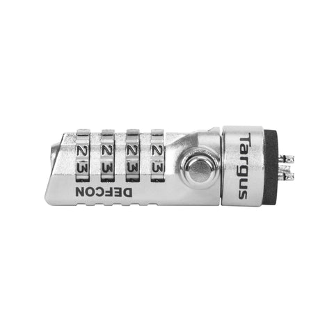 Candado de Seguridad TARGUS ASP61LA - Cable de Acero de 1.5m con Combinación - Protección Antirrobo para Laptops - Máxima Seguridad
