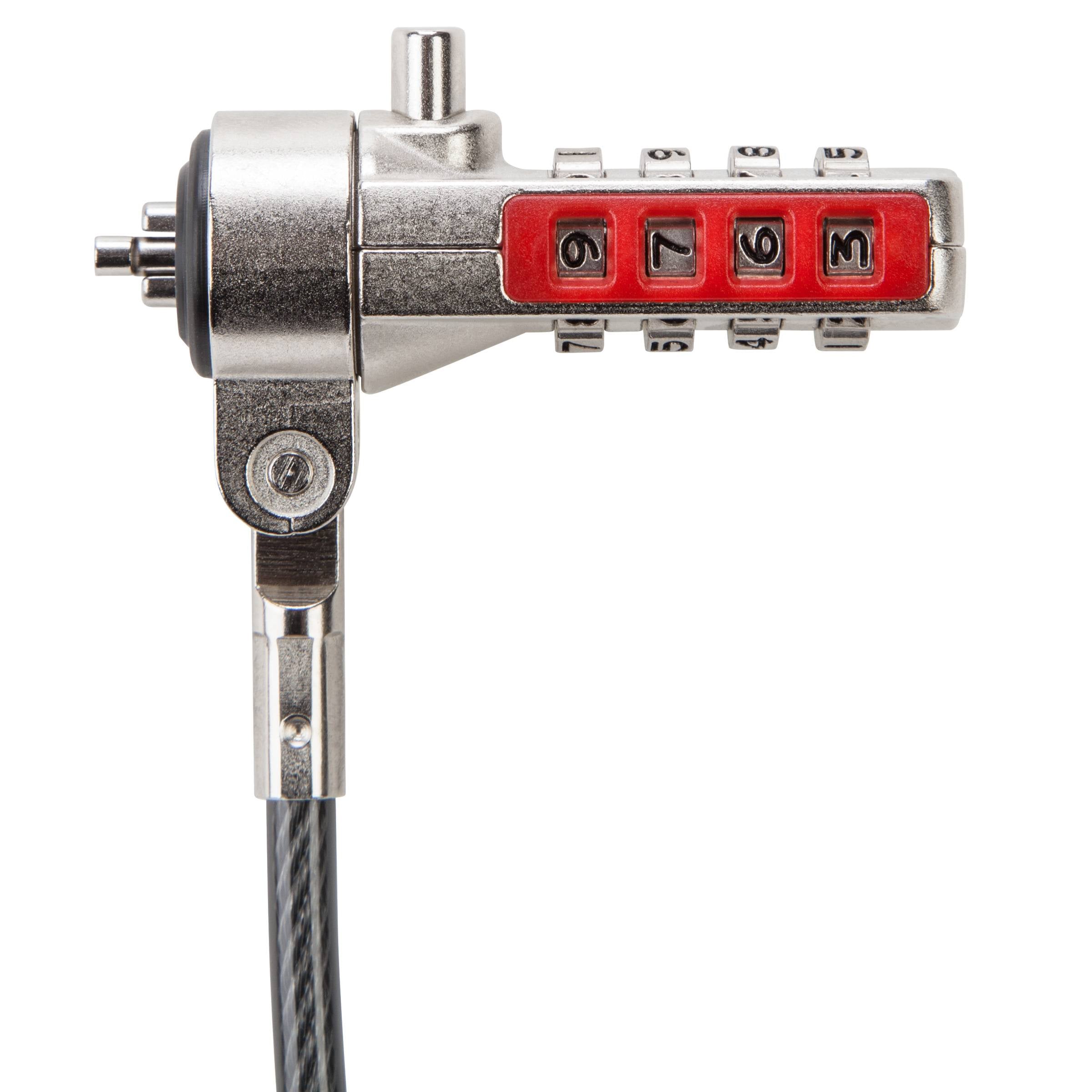 Candado de Combinación Serializado Targus PA410S-1 - Sistema T-Lock de Alta Resistencia - Seguridad Corporativa de Confianza - Protección Robusta