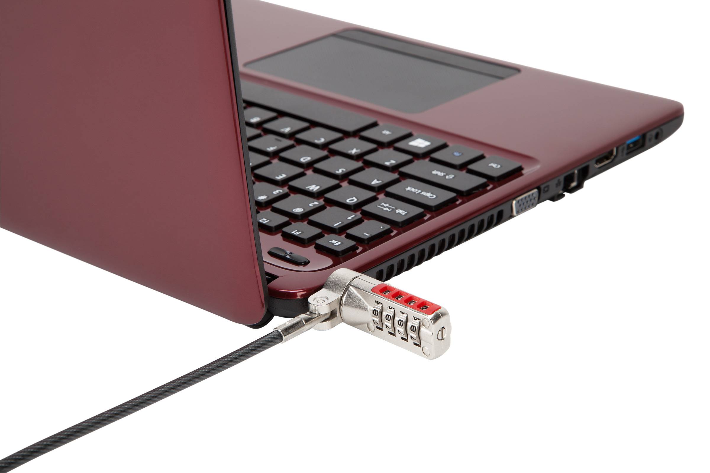 Candado de Combinación Serializado Targus PA410S-1 - Sistema T-Lock de Alta Resistencia - Seguridad Corporativa de Confianza - Protección Robusta