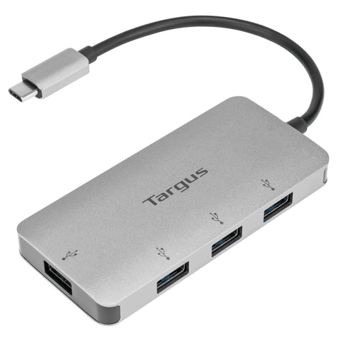 Hub Targus USB-C a 4 port USB-A 3.0 ACH226BT color gris -