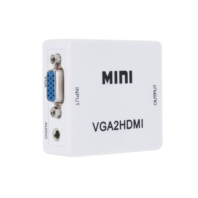 ADAPT P/CAM UB VGA A HDMI 60HZ Adaptador Mini VGA2HDMI Urban Balance  Ideal para cámaras HD - consolas, Blu-ray y DVD. VGA2HDMI