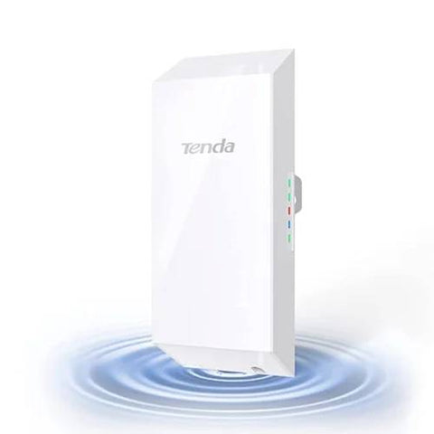 Antena O1 TENDA 2.4GHz 8 dBi PTP/PTMP - Rango de 500 Metros Exterior IP65 - Ideal para CCTV e ISP Privada - Transmisión Estable