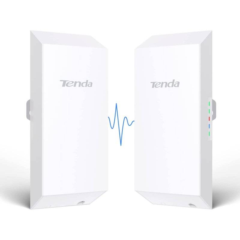 Antena O1 TENDA 2.4GHz 8 dBi PTP/PTMP - Rango de 500 Metros Exterior IP65 - Ideal para CCTV e ISP Privada - Transmisión Estable