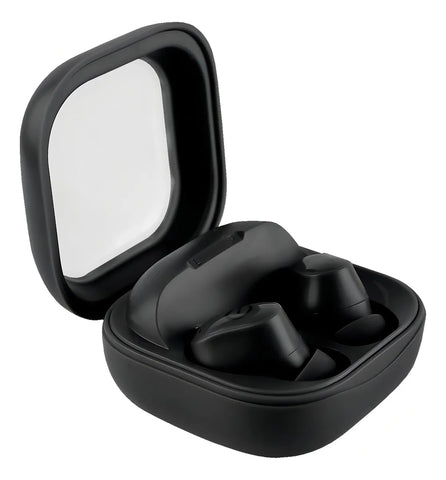 AUDIFONOS INALAMBRICOS BLUETOOTH ESTUCHE CARGADOR TWS EASY LINE BY PERFECT CHOICE FLORELA - NEGRO