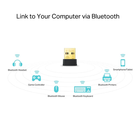 Adaptador Inalambrico Tp-Link Usb 2.0, Ac600, Dual, Bt, Archer T2Ub Nano