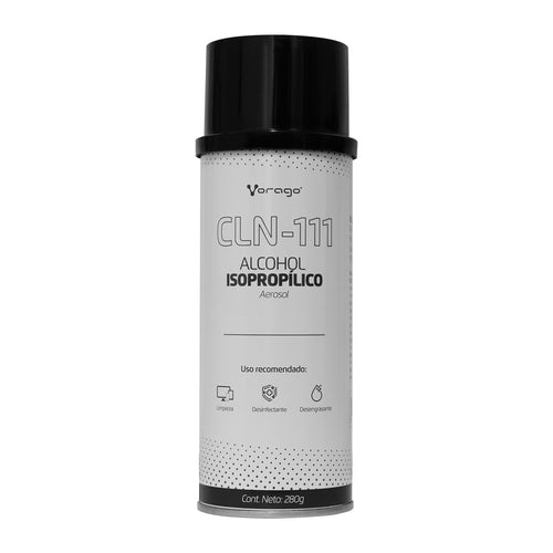 Alcohol Isopropílico Vorago CLN-111 Aerosol 280g Limpieza Electrónica