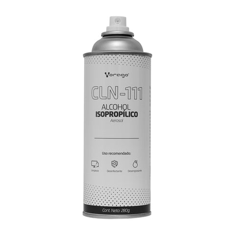 Alcohol Isopropílico Vorago CLN-111 Aerosol 280g Limpieza Electrónica