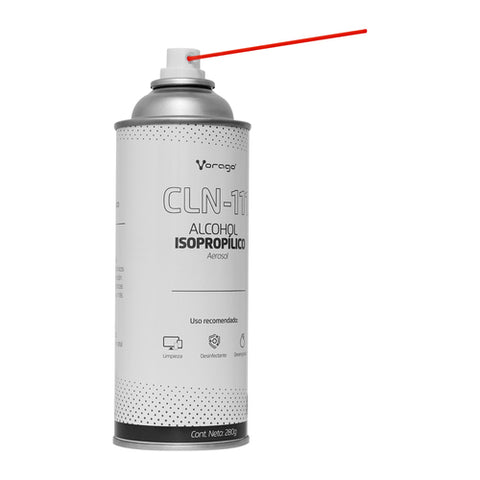 Alcohol Isopropílico Vorago CLN-111 Aerosol 280g Limpieza Electrónica
