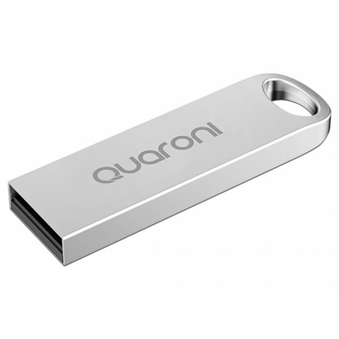 Memoria USB Quaroni 64GB | Acabado Metálico Duradero | Compatible con Android Windows y Mac | Excelente Espacio Diario