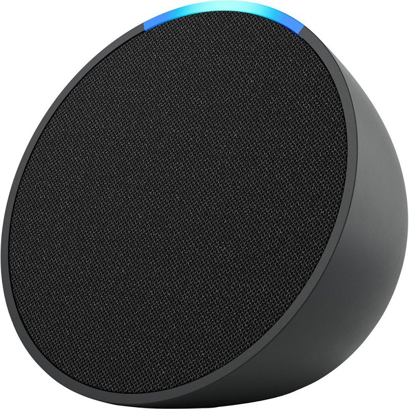 Bocina Inteligente Con Asistente Virtual Alexa Charcoal Echo Pop Negro