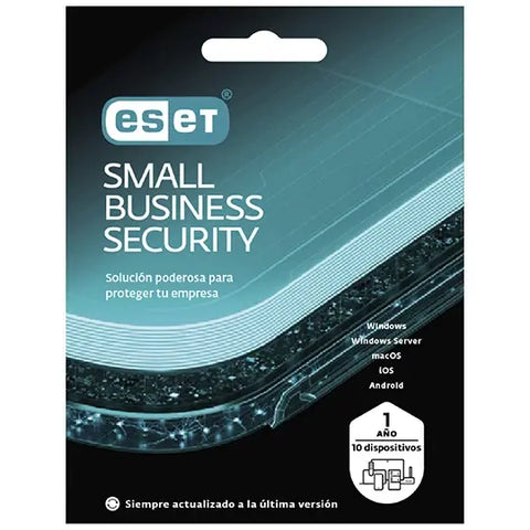 Antivirus Eset Small Bussines Security 10 Licencias de 1 Año (ESBS101)