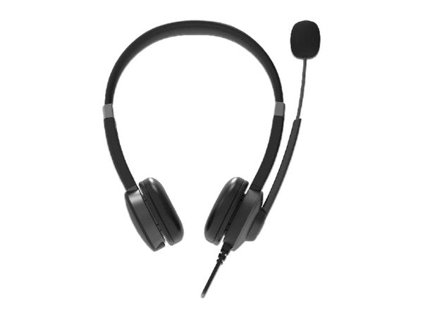 Audífono Acteck Pro HP640 Elite Series con Micrófono Flexible On Ear Centric AC-935319, USB, Color Negro.