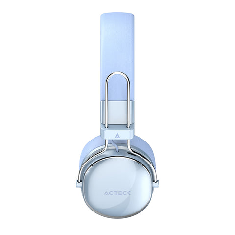 Audifonos Acteck Luxe Chic Hp710 Inalambricos,  Bt 5.4,  Micrófono Omnidireccional, Batería 30 Hrs, Cancelación De Ruido Hibrido