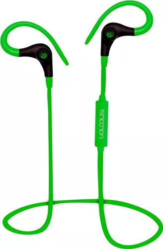 Audifonos Bluetooth Sport Necnon Nbe-01 Verde