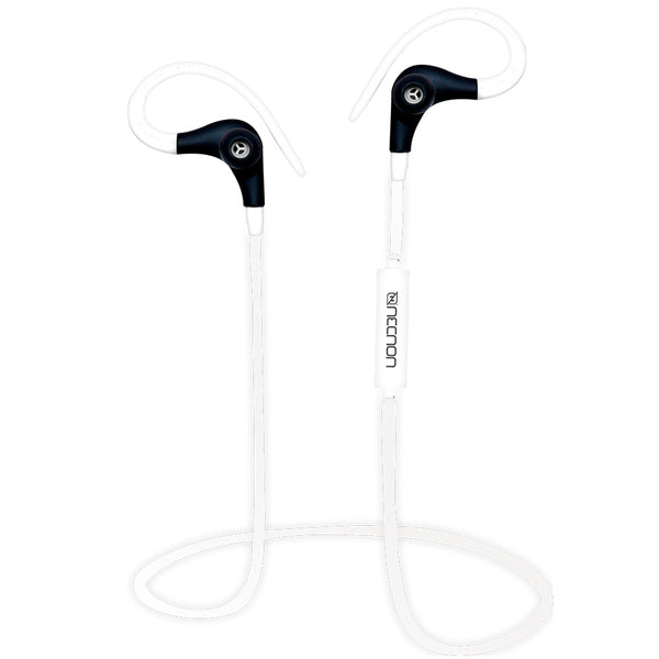 Audifonos Bluetooth Sport Necnon Nbe-02 Blanco